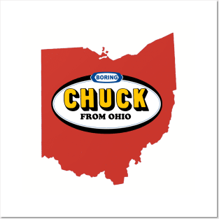 Boring Chuck From Ohio Posters and Art